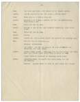 Moe Howard's 7pp. Script for a Three Stooges Skit, Circa Early 1950s, With Shemp -- Hand-Annotated by Moe -- Very Good Condition